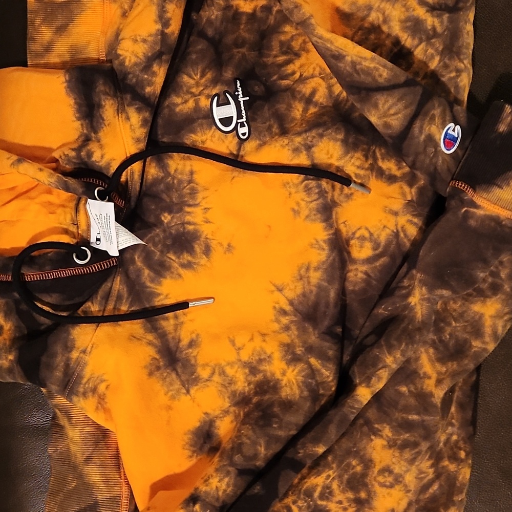 Mens XL Champion Tie Dye Hoodie